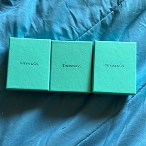 3 authentic Tiffany & Co boxes